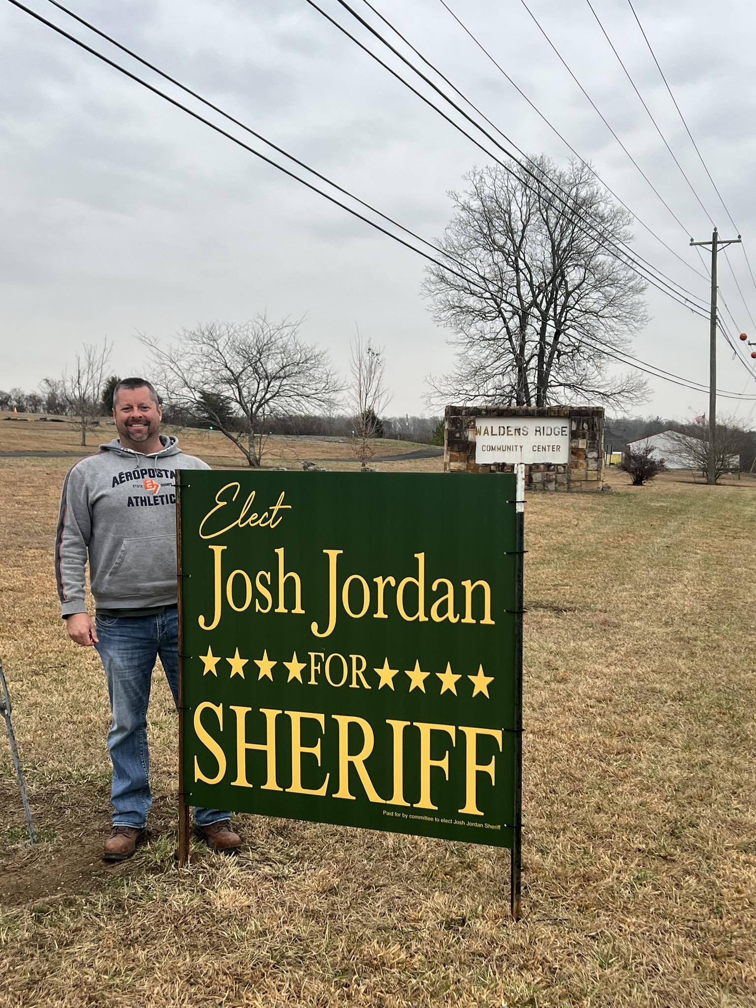 Josh Jordan at work in Rhea County